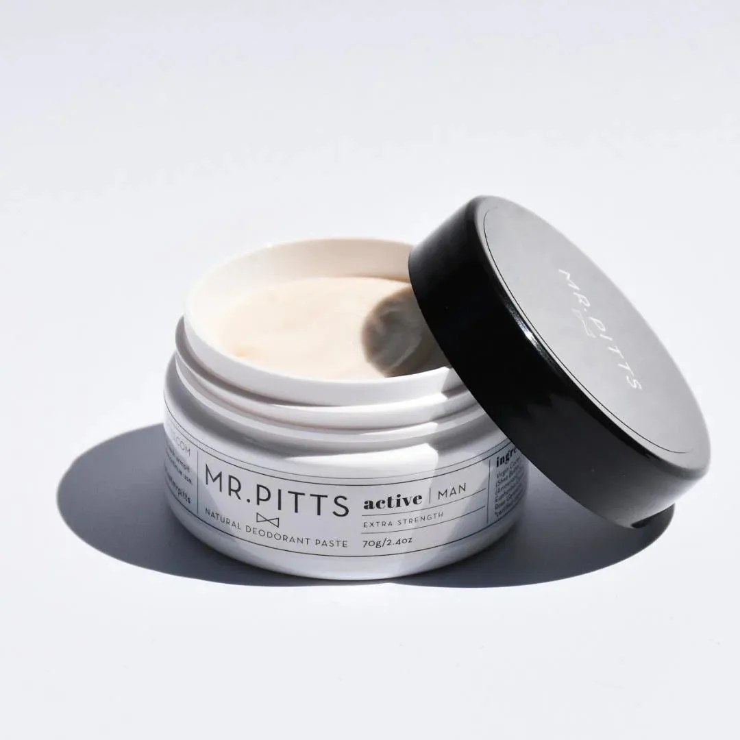 Mr Pitts - Active Man - Natural Deodorant