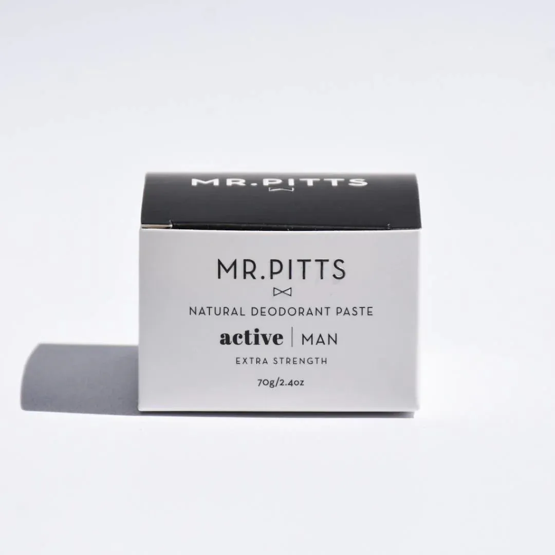 Mr Pitts - Active Man - Natural Deodorant