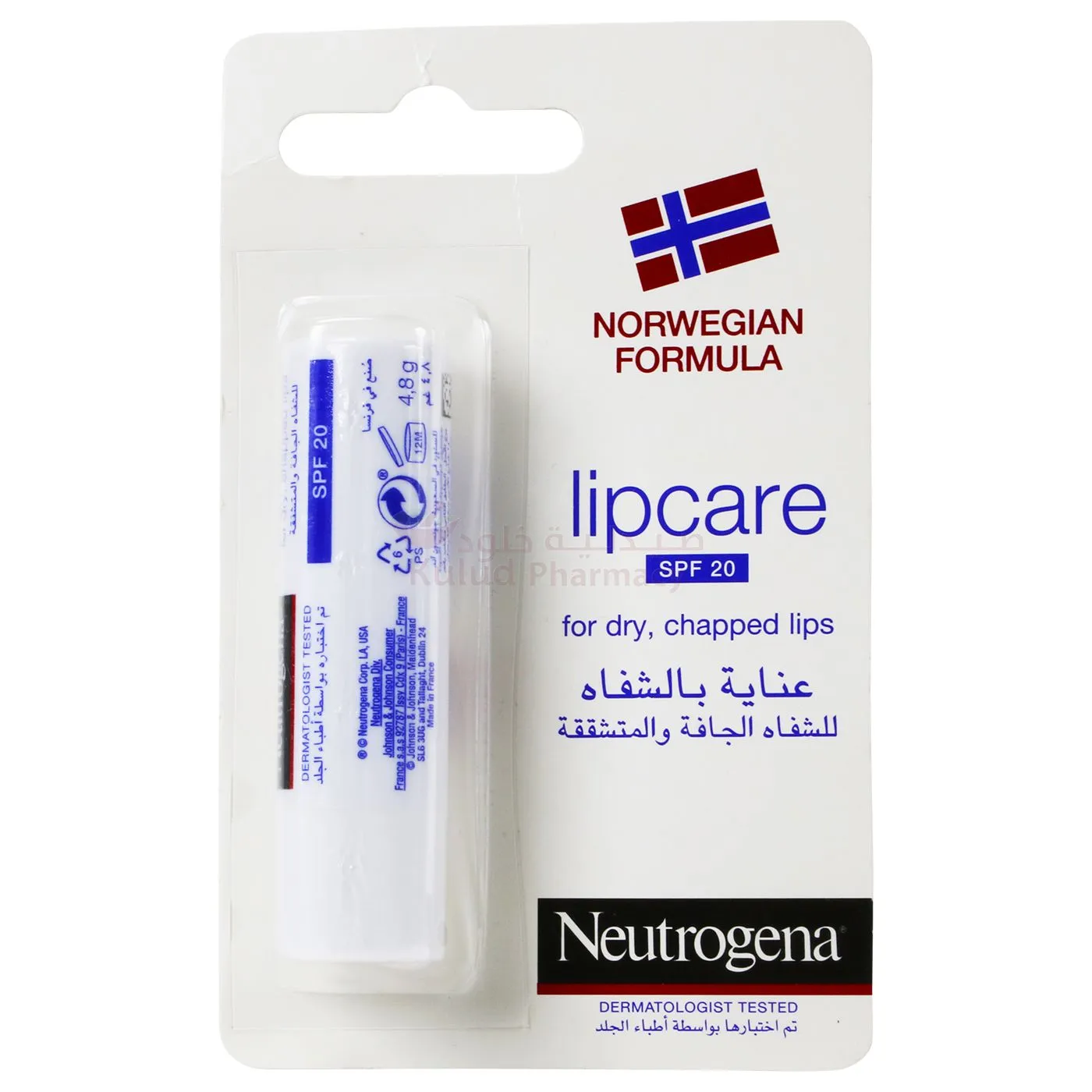 Neutrogena Lipcare Moisture Spf20 Lip Stick 4.8 GM