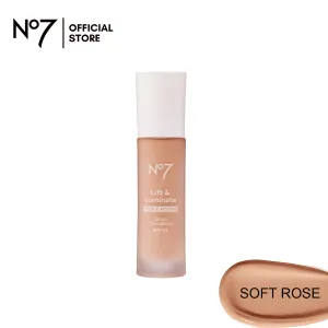No7 Lift & Luminate Triple Action Serum Foundation - Soft Rose