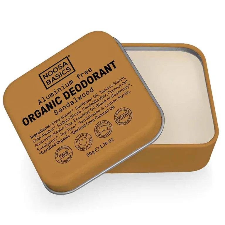 Noosa Basics Organic Deodorant Tin 50gm