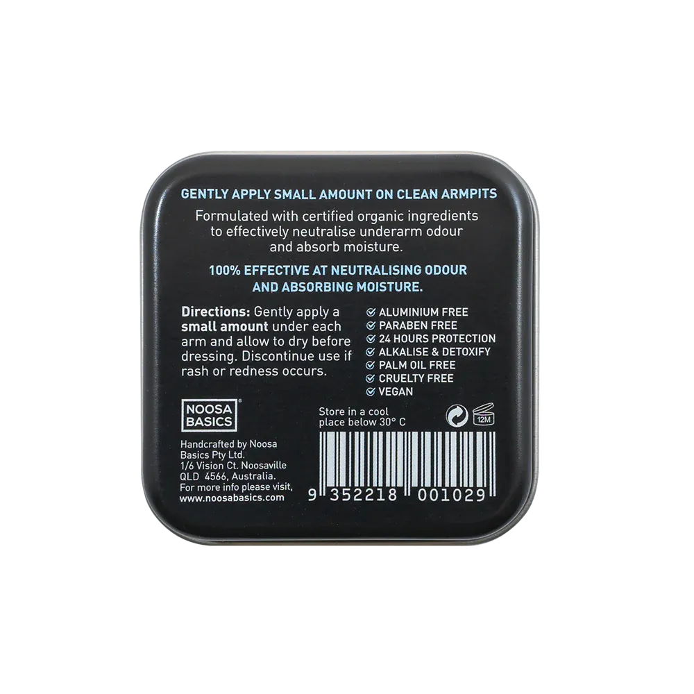 Noosa Basics Organic Deodorant Tin 50gm