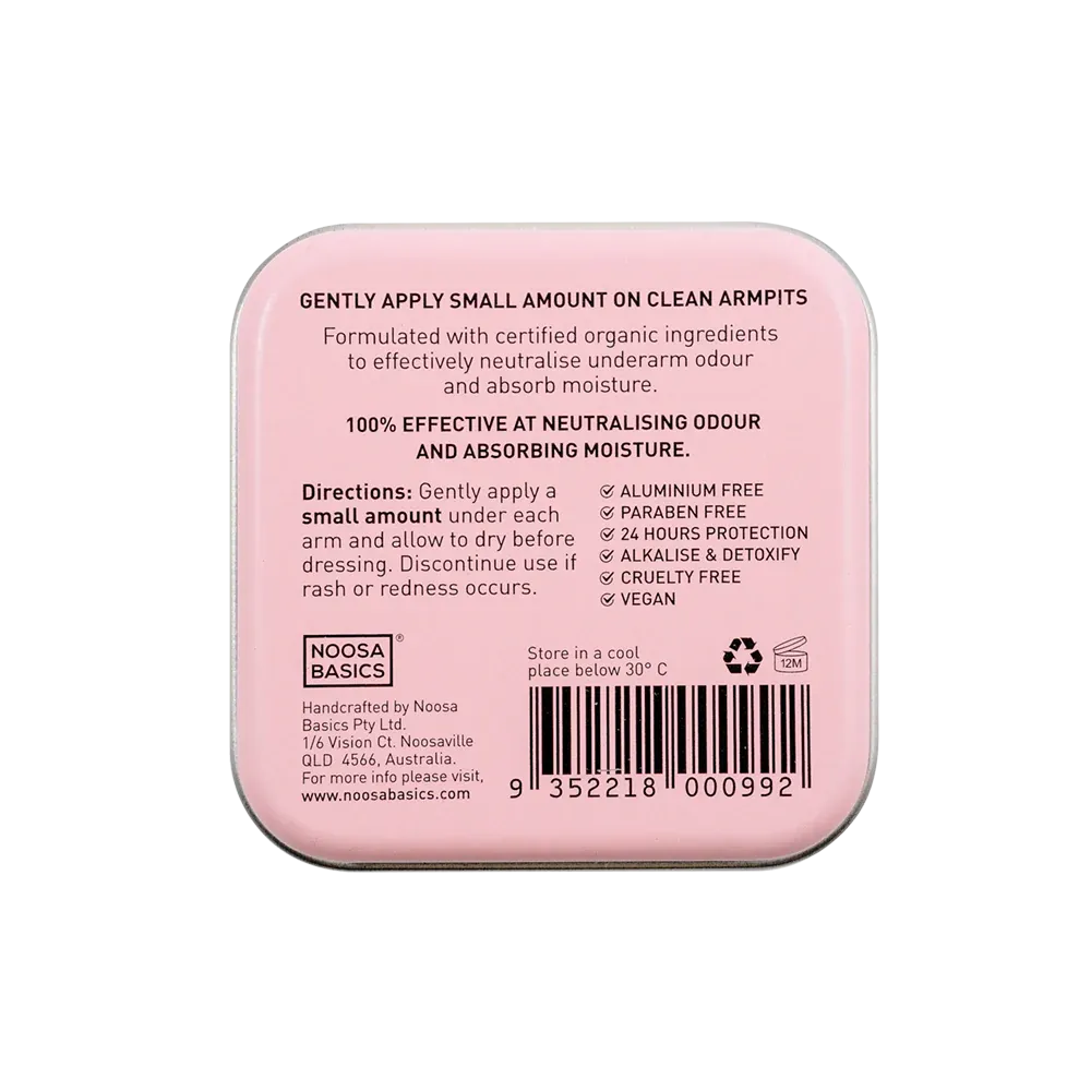 Noosa Basics Organic Deodorant Tin 50gm