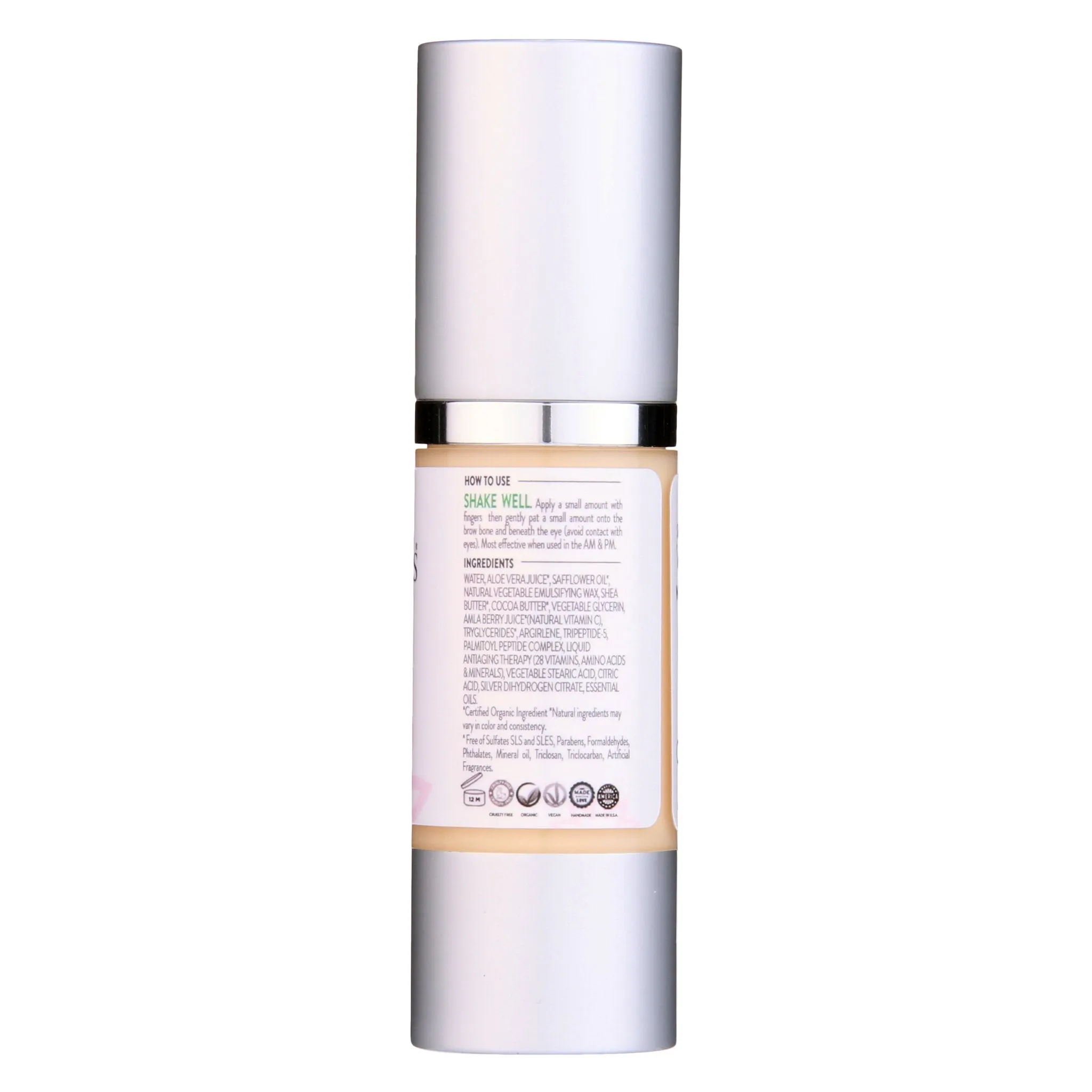 Organic Vitamin C Eye Serum For Dark Circles