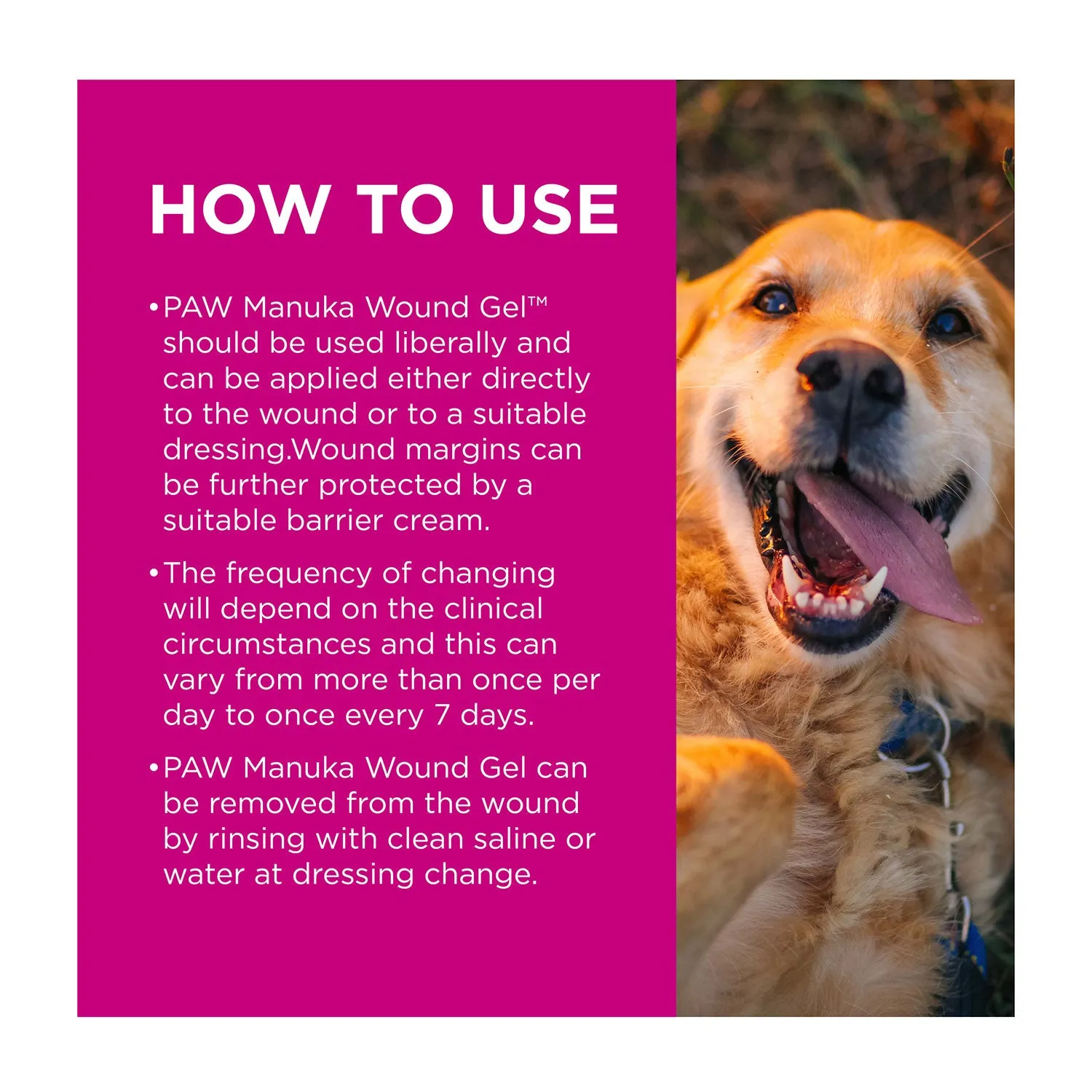 PAW Manuka Wound Gel for Dogs, Cats & Horses 100g