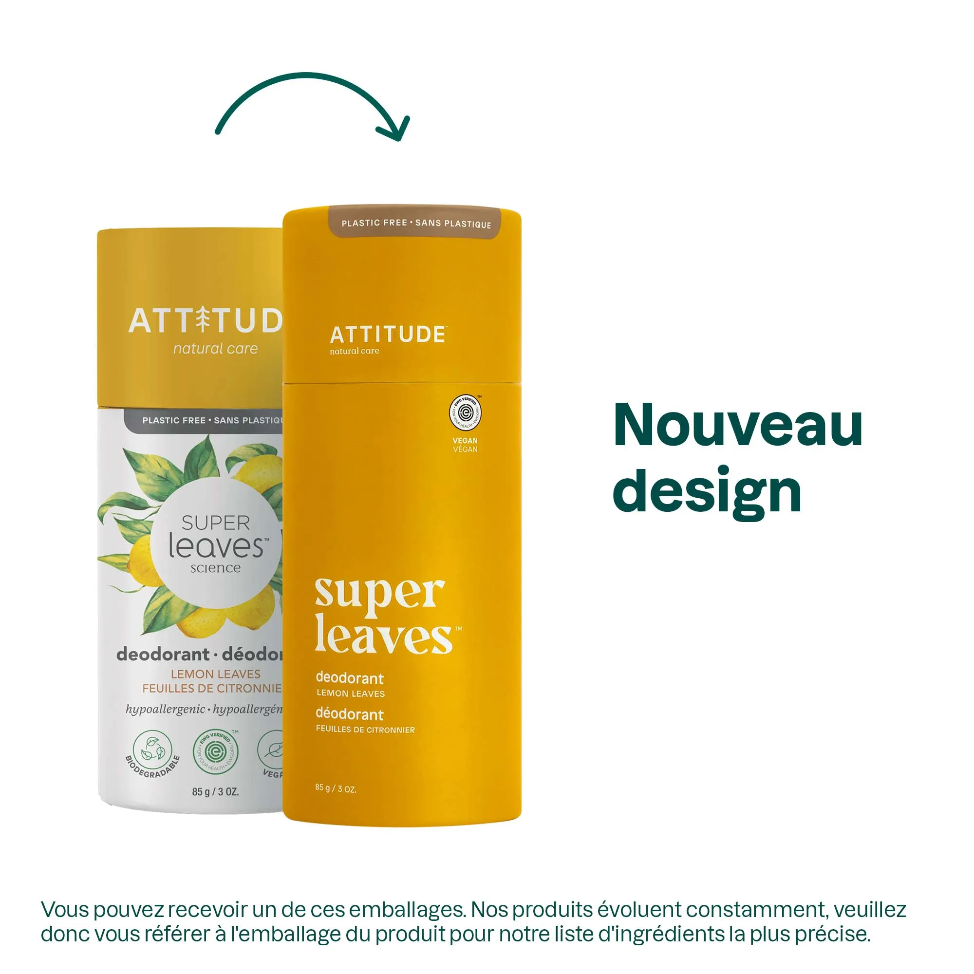 Plastic Free Deodorant : SUPER LEAVES™