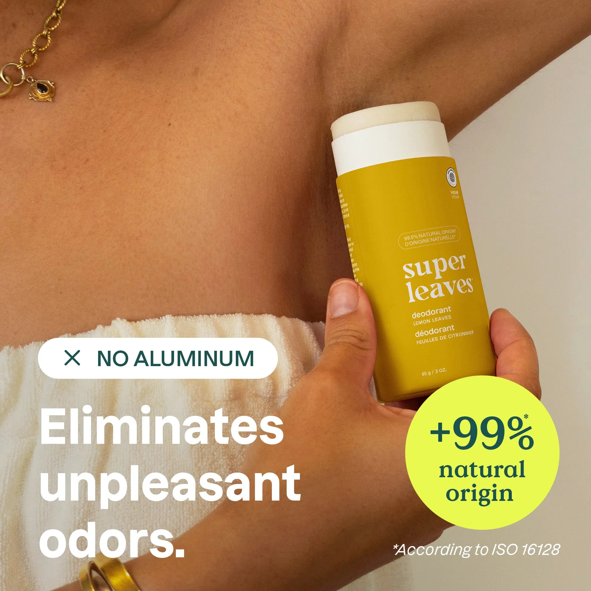 Plastic Free Deodorant : SUPER LEAVES™