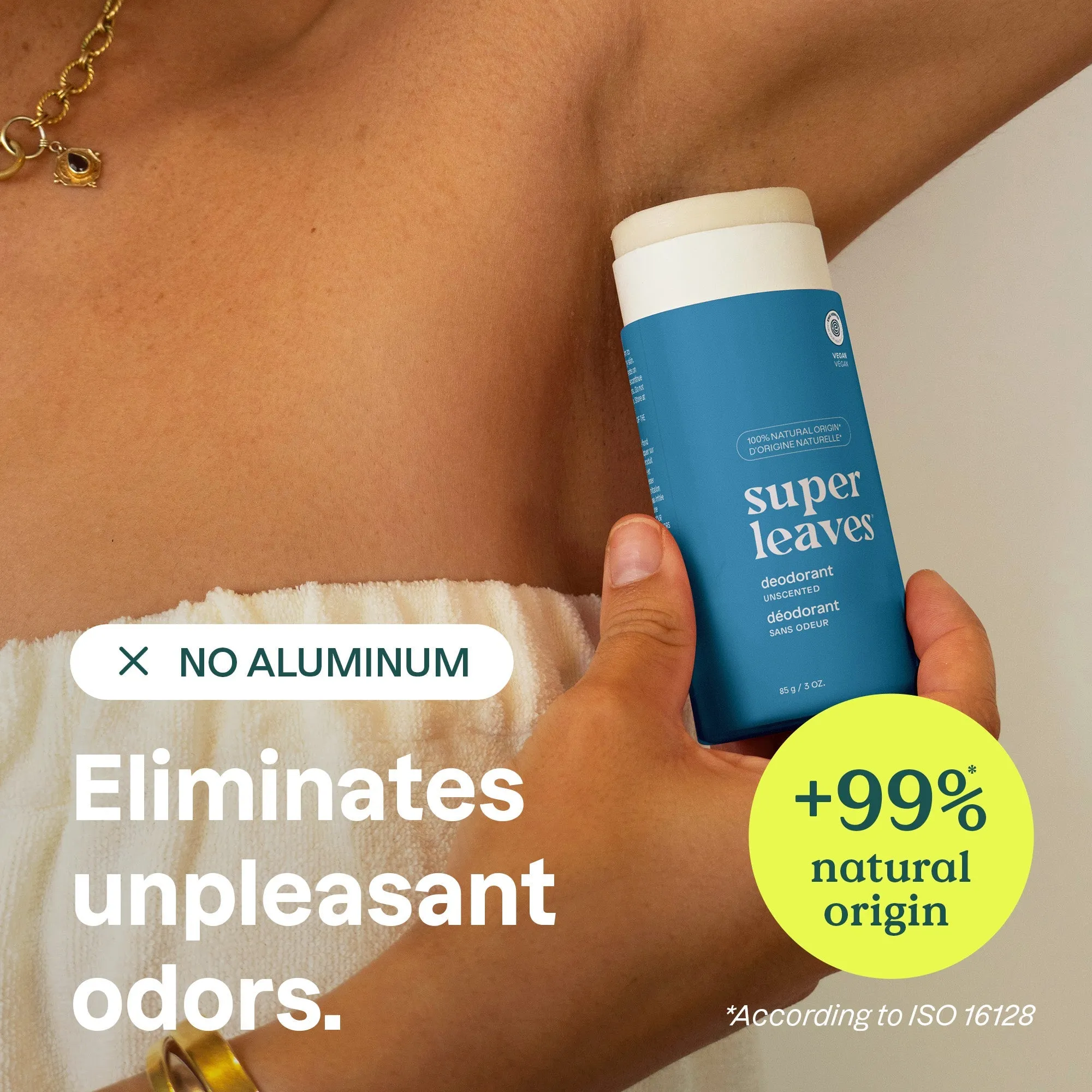 Plastic Free Deodorant : SUPER LEAVES™