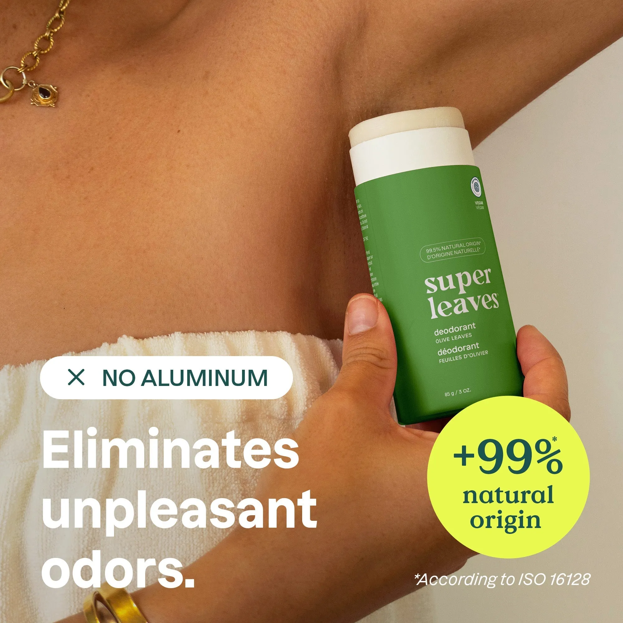 Plastic Free Deodorant : SUPER LEAVES™