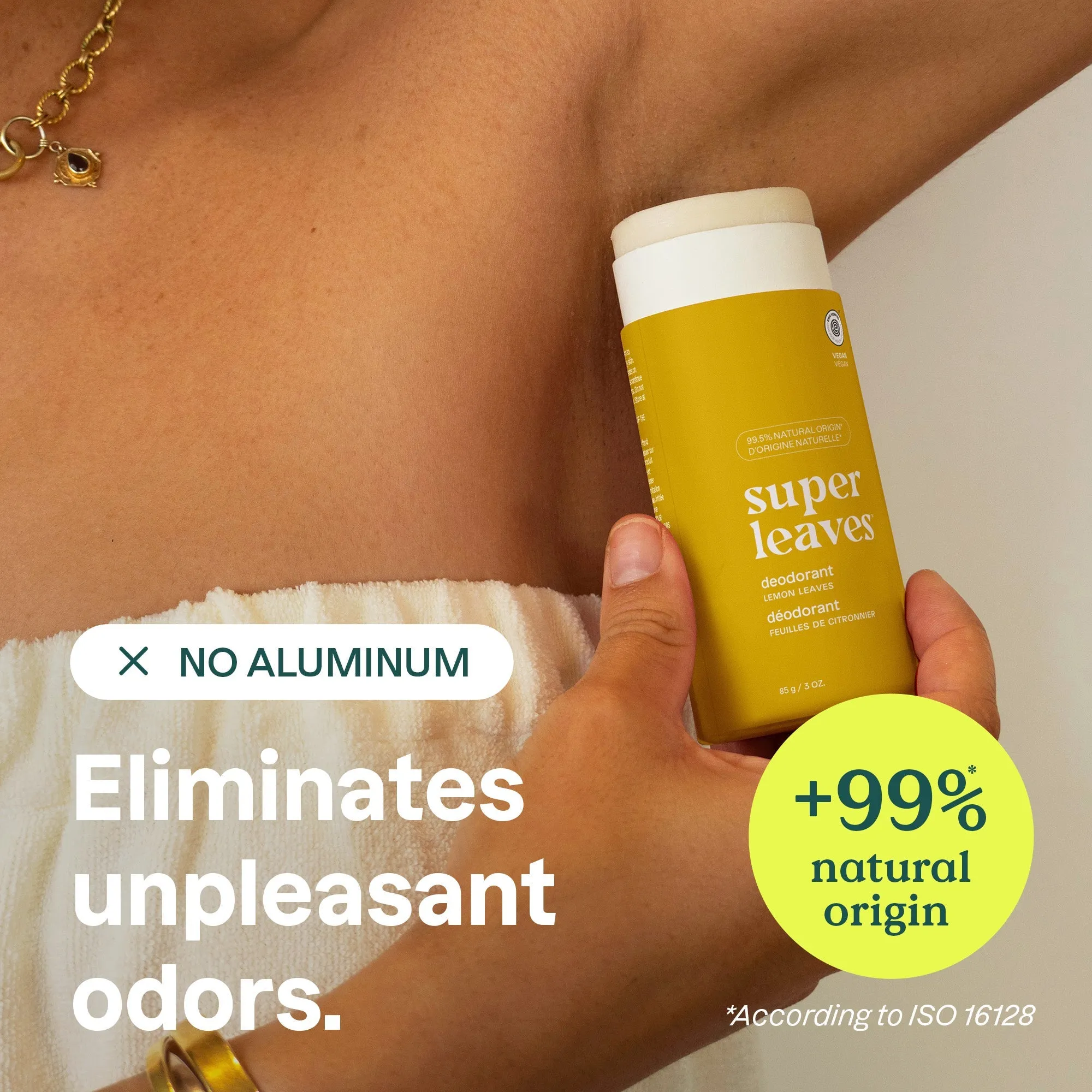 Plastic Free Deodorant : SUPER LEAVES™