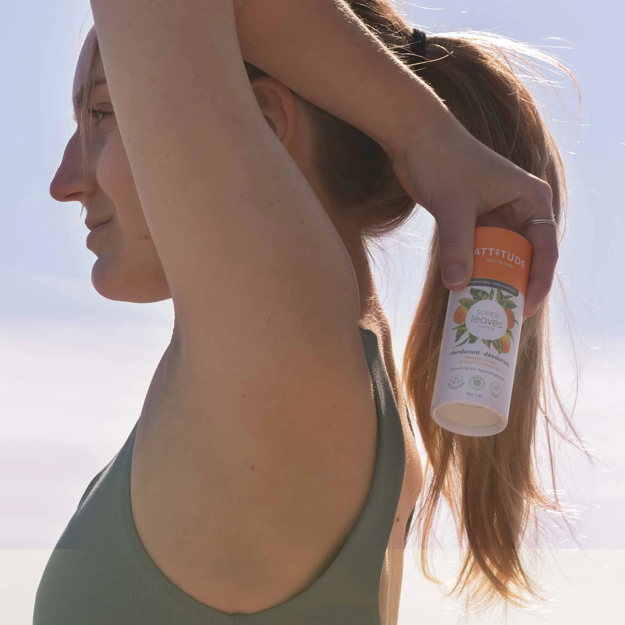 Plastic Free Deodorant : SUPER LEAVES™