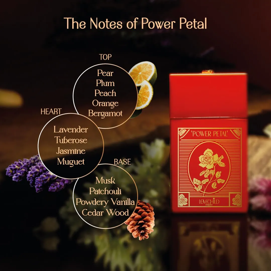 Power Petal- Eau De Parfum  (Floral) Long-lasting Fragrance