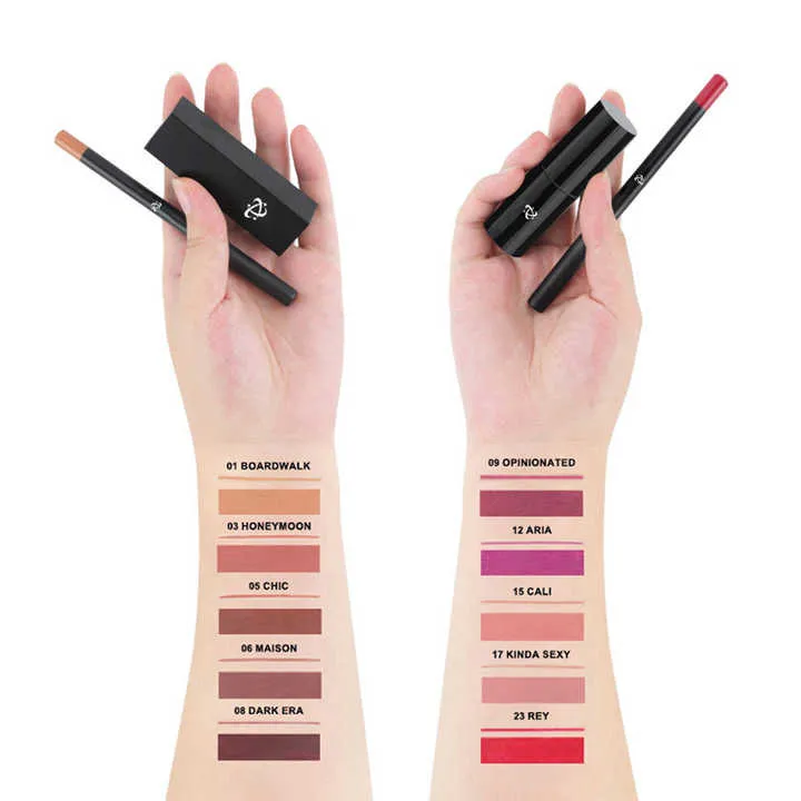 Private Label Vegan Matte Lipstick Professional Waterproof علامة خاصة أحمر شفاه نباتي غير لامع احترافي أحمر شفاه مقاوم للماء