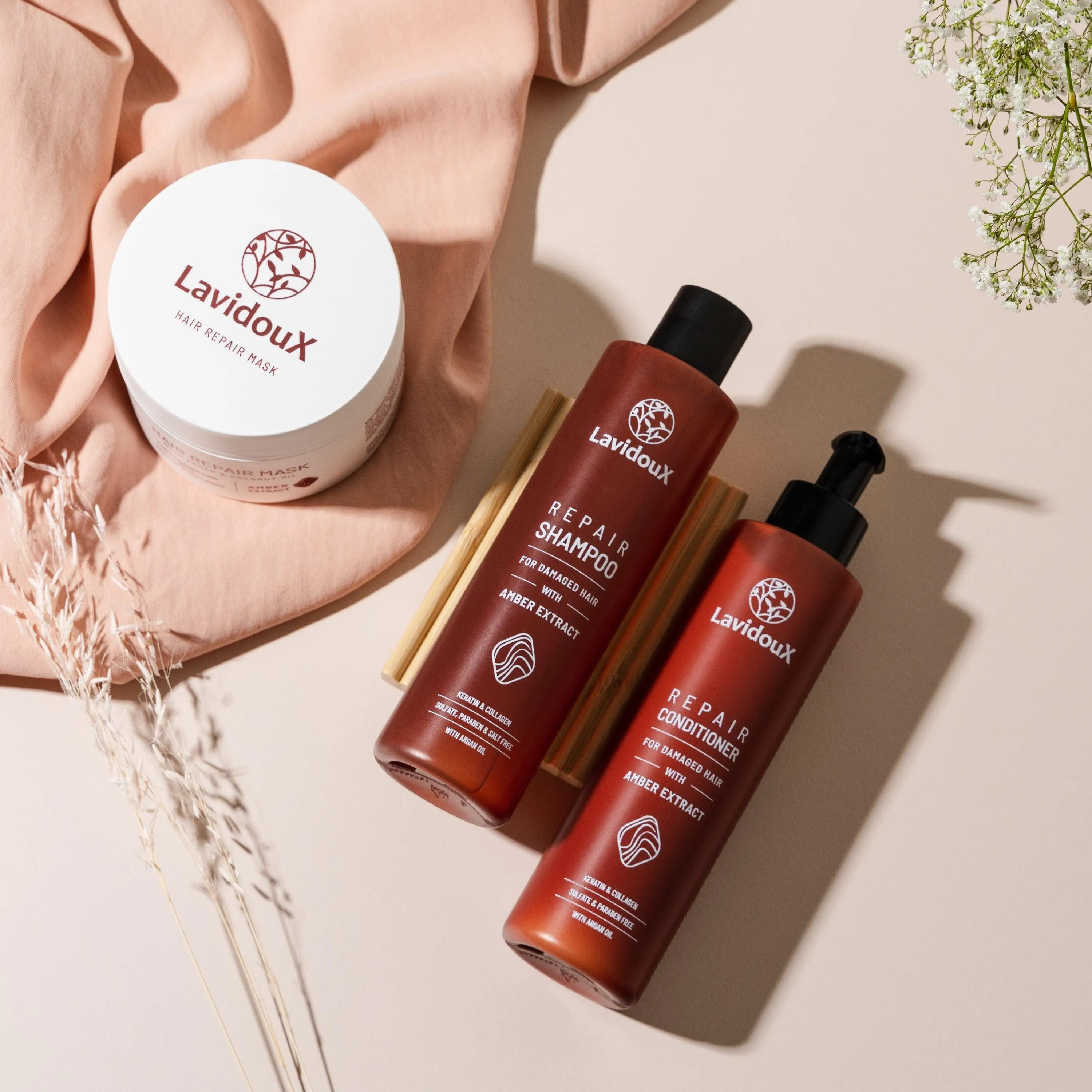 Repair Mask with Amber Extract