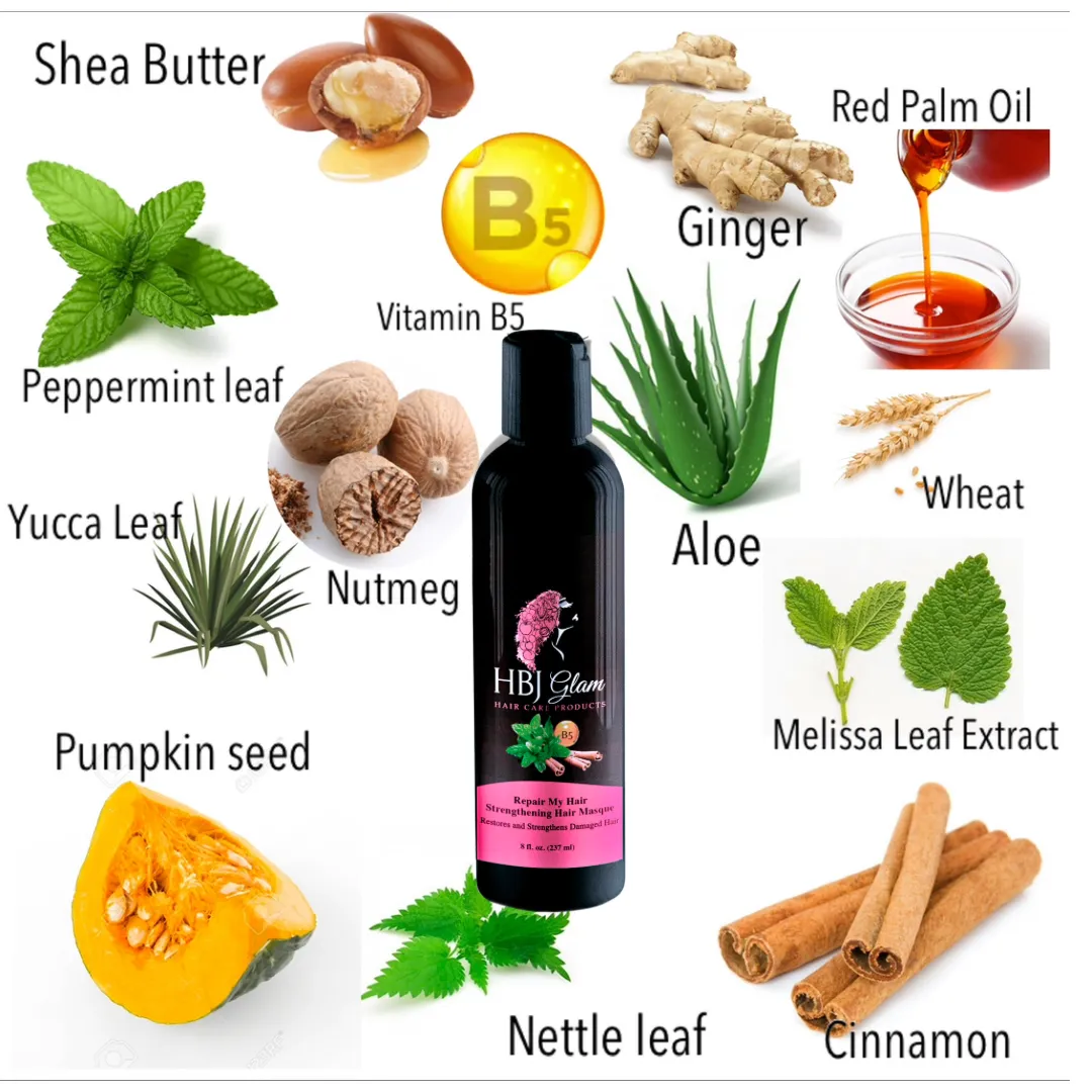 Repair my hair *Strengthening Masque  Protein infused deep conditioner 8 oz.