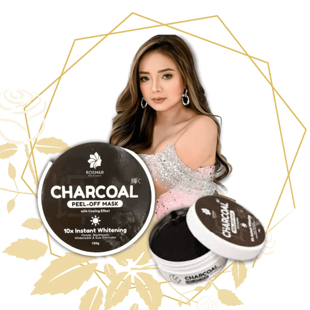 Rosmar Charcoal Peel Off Mask With Cooling Effect - 100g