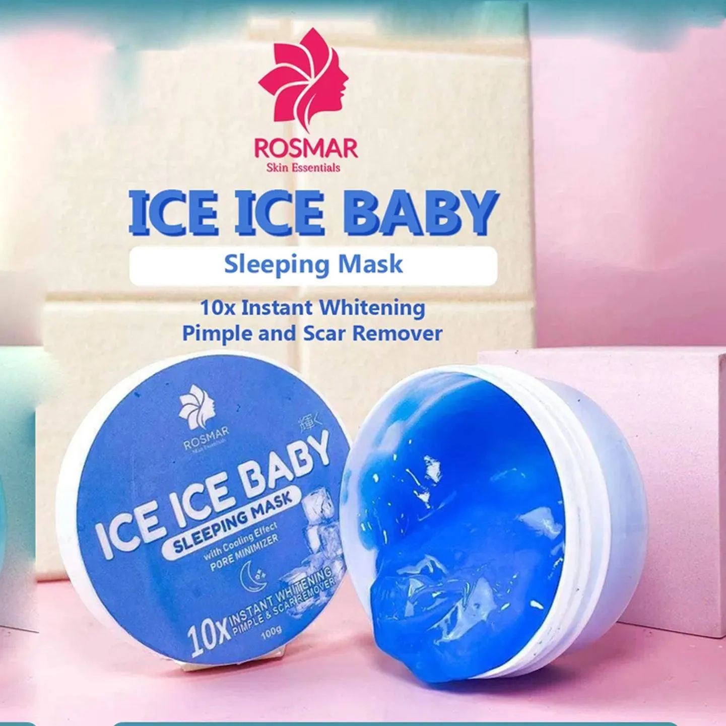 Rosmar Ice Baby Skin Whitening Sleeping Mask - 100g