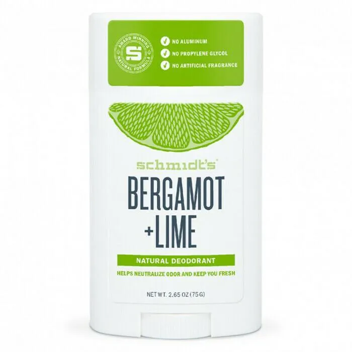 Schmidts Deodorant Stick Bergamot   Lime