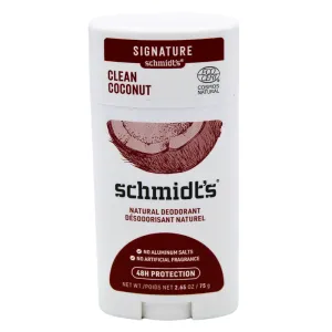 Schmidt's Deodorant Stick Clean Coconut 2.65oz
