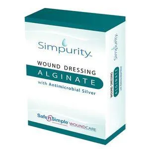 Simpurity Silver Alginate 8" x 8" Pad