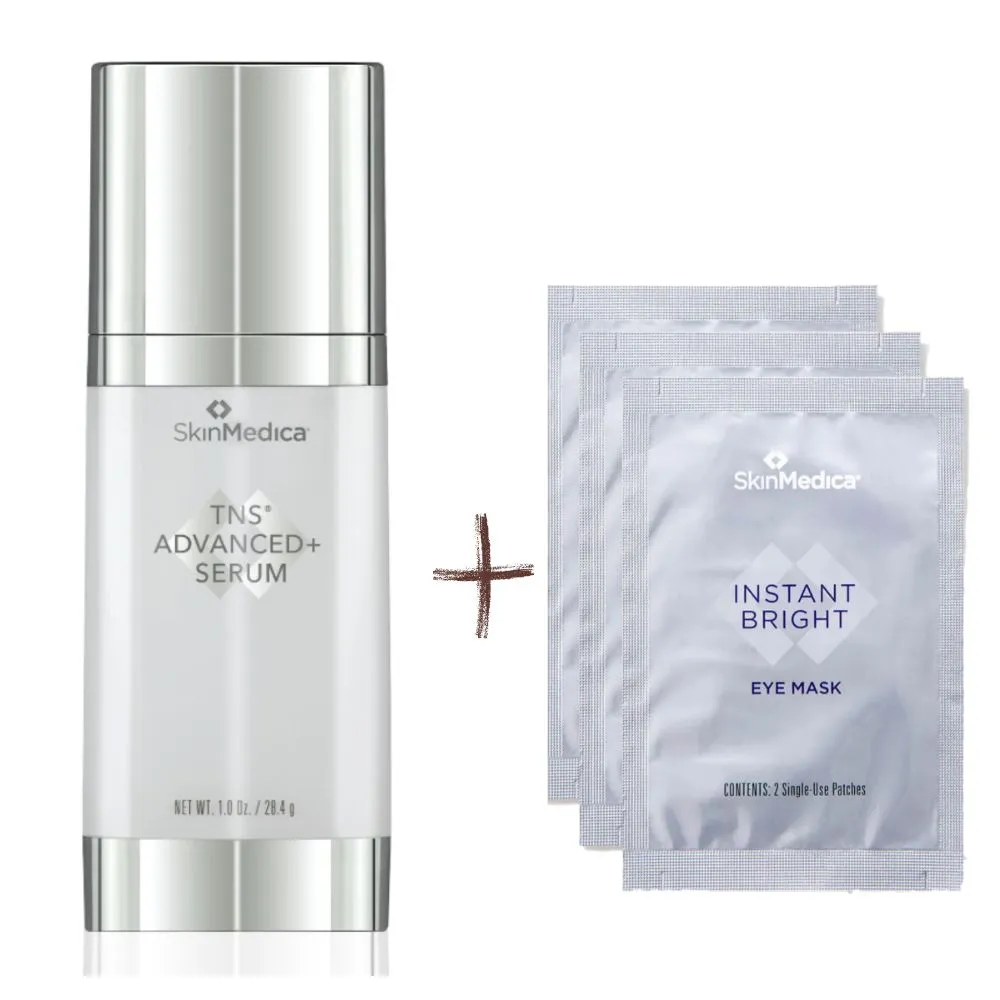 SkinMedica TNS Advanced  Serum   Instant Bright Eye Mask 6 pk ($298 Value)
