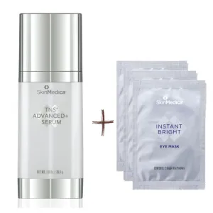 SkinMedica TNS Advanced  Serum   Instant Bright Eye Mask 6 pk ($298 Value)