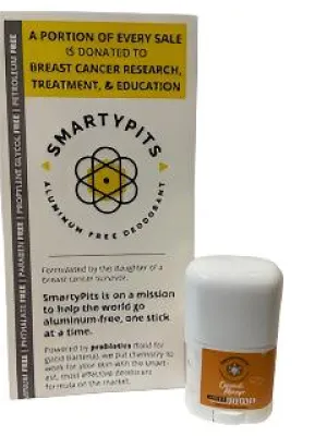 Smarty Pits Aluminum Free Deodorant - Coconut Mango - Travel Size