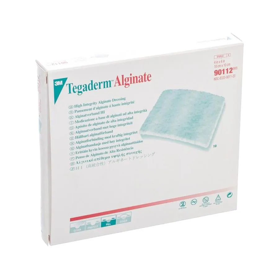 Tegaderm 90112 High Integrity Alginate Dressing, Case of 50