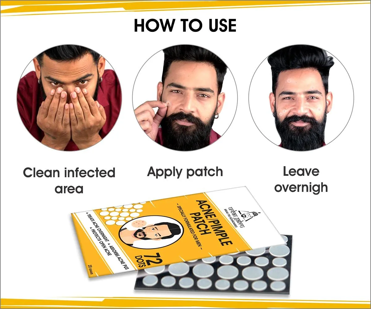 Urbangabru Combo Nose Strip & Acne Pimple Patch for Anti-Pigmentation & Skin Brightening