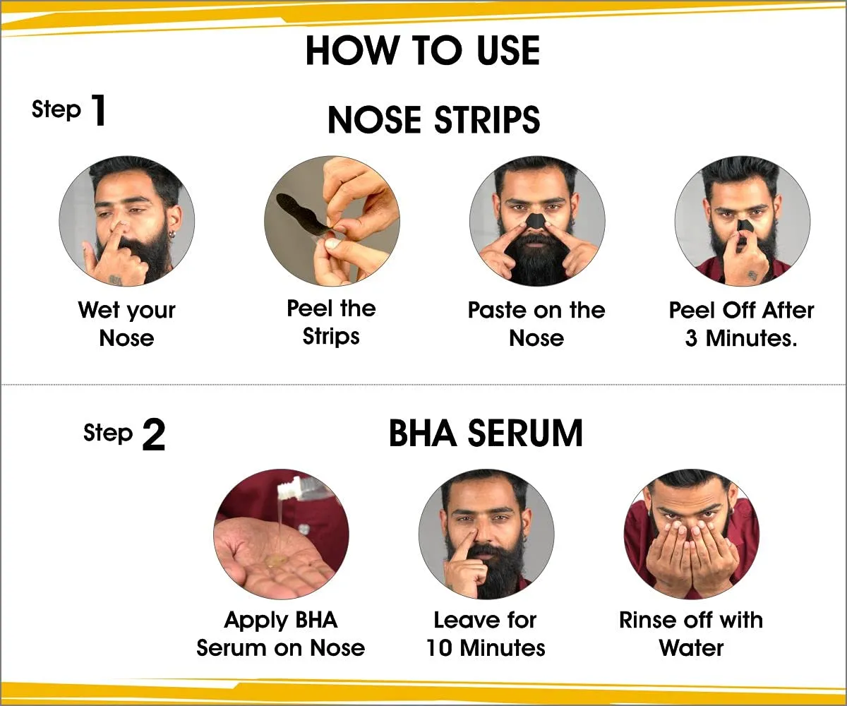 Urbangabru Combo Nose Strip & Acne Pimple Patch for Anti-Pigmentation & Skin Brightening