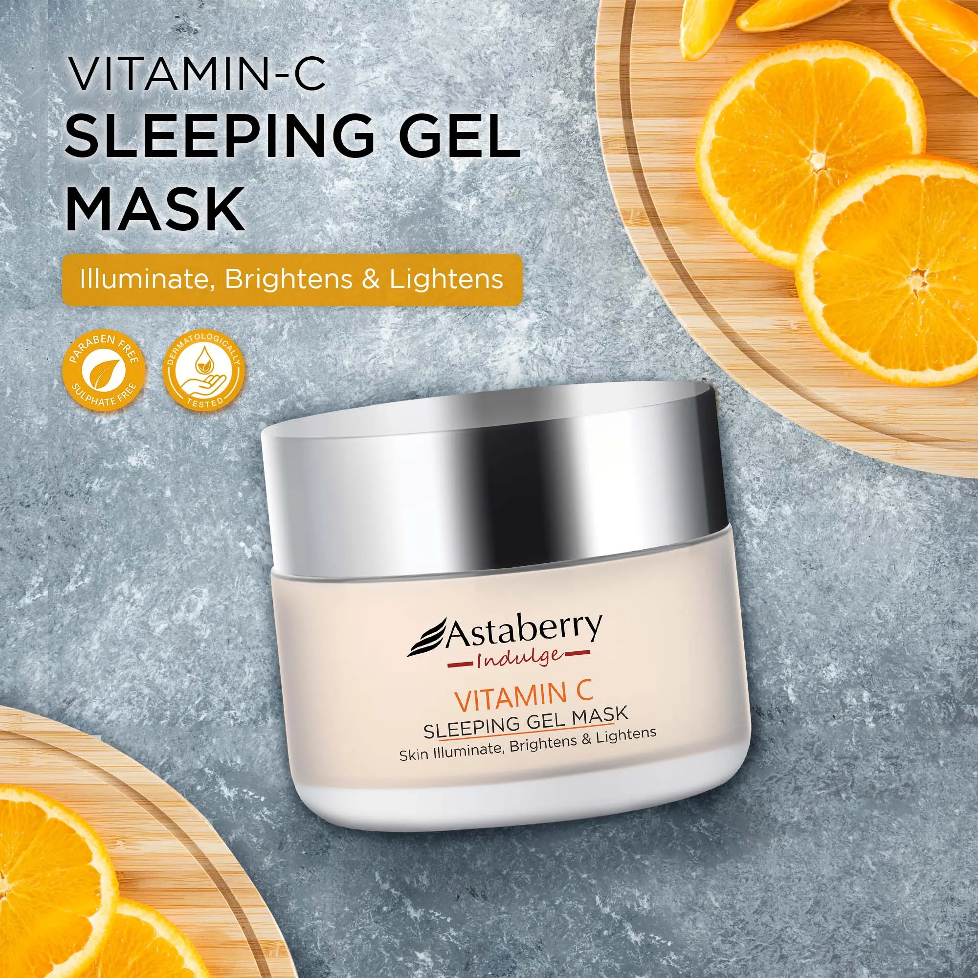 Vitamin C Sleeping Gel Mask For soft and healthy Skin - 50ml