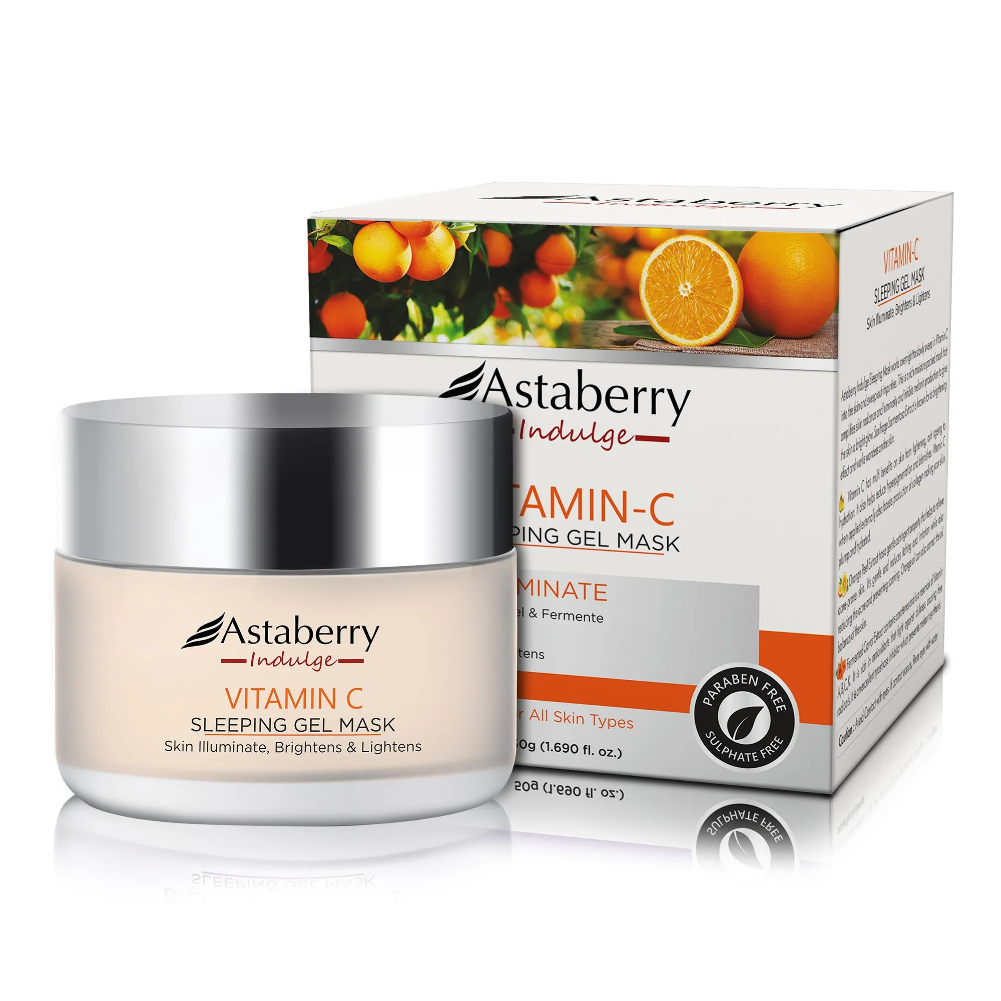 Vitamin C Sleeping Gel Mask For soft and healthy Skin - 50ml