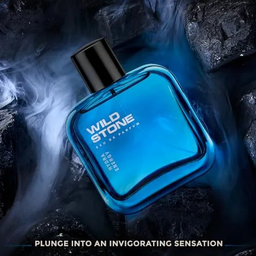 Wild Stone Hydra Energy Premium Eau De Parfum for Men, 100ml|Long Lasting Perfume|Luxury Perfume for Men