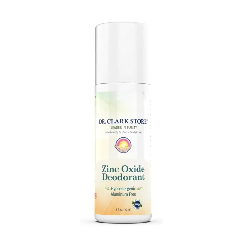 Zinc Oxide Deodorant (Roll-On), 3 oz