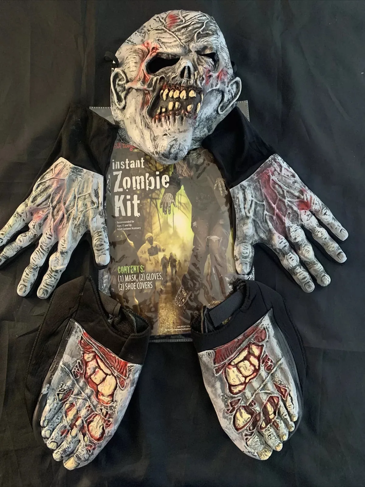 Zombie Halloween Party - Adult Instant Zombie Kit